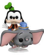 Walt Disney World 50th Anniversary POP! Rides Super Deluxe Vinyl figúrka Dumbo w/Goofy 15 cm